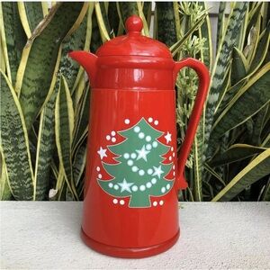 Waechtersbach Christmas Pitcher Carafe Tree Plastic Holiday Thermos Vintage 90s